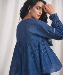 BunaStudio Swinging Hearts Blouse Tops & Blouses