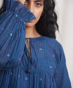 BunaStudio Swinging Hearts Blouse Tops & Blouses