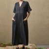 BunaStudio Maxi Dresses Sabi Charcoal Dress