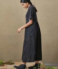 BunaStudio Maxi Dresses Sabi Charcoal Dress