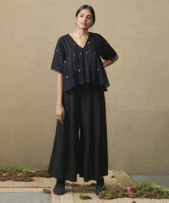 BunaStudio Pants Scallop Palazzos