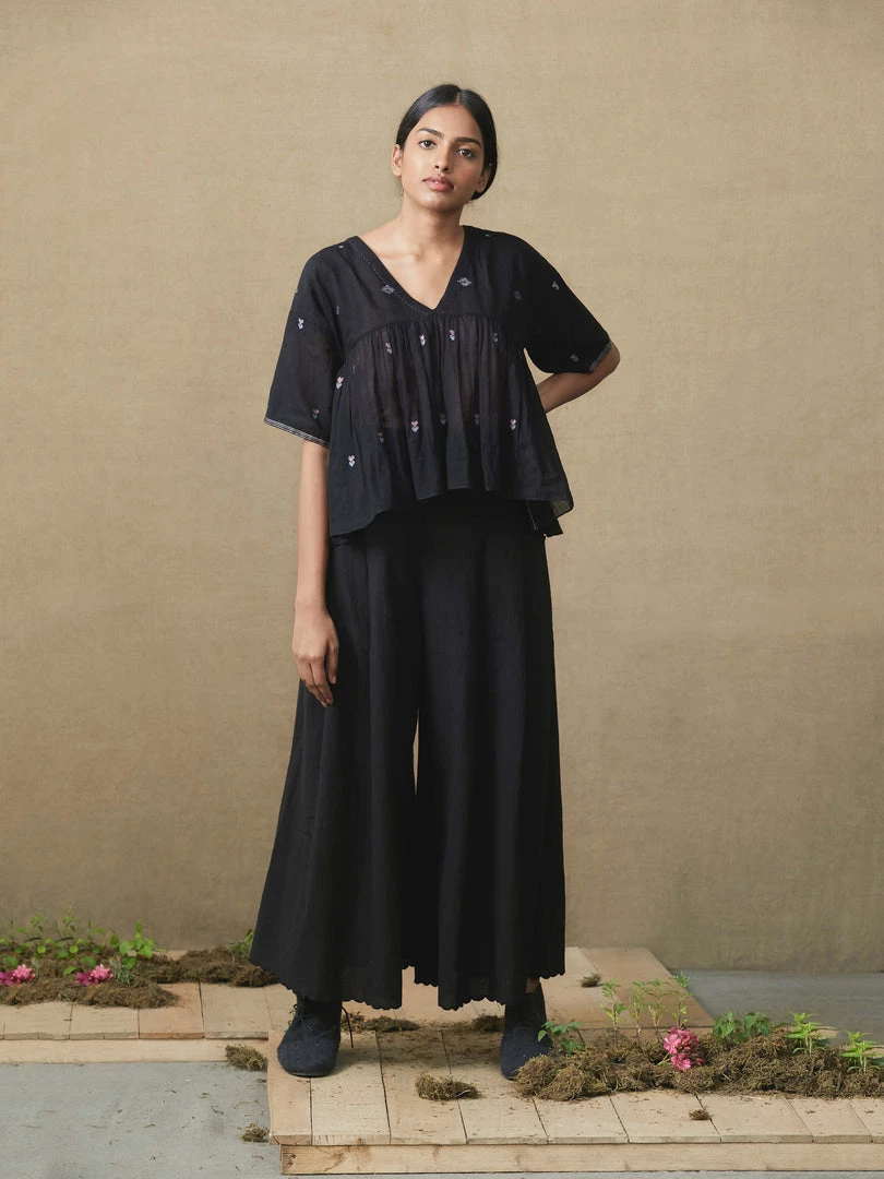 BunaStudio Pants Scallop Palazzos 3 BunaStudio Pants Scallop Palazzos