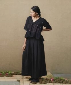 BunaStudio Pants Scallop Palazzos