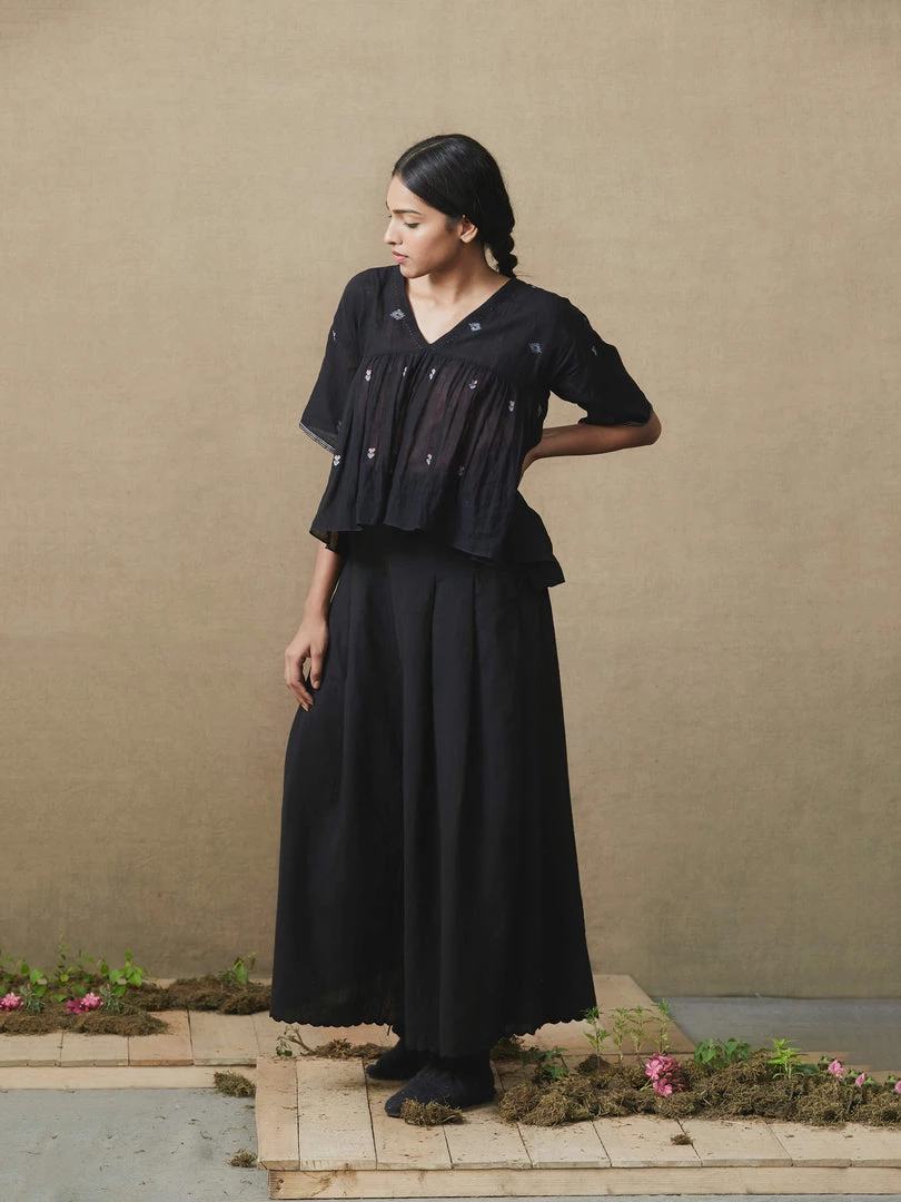 BunaStudio Pants Scallop Palazzos 4 BunaStudio Pants Scallop Palazzos