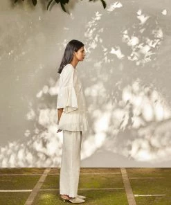 BunaStudio Tops & Blouses Dot Flutter Top