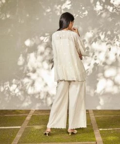 BunaStudio Tops & Blouses Dot Flutter Top