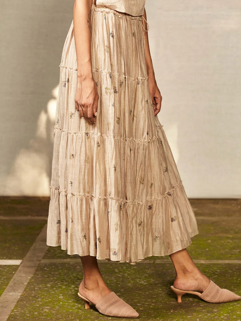 BunaStudio Skirts Floret Tier Skirt 5 BunaStudio Skirts Floret Tier Skirt