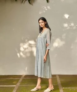 BunaStudio Lunar Gathered Dress Midi Dresses