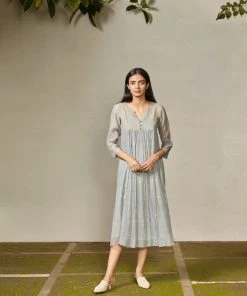 BunaStudio Lunar Gathered Dress Midi Dresses