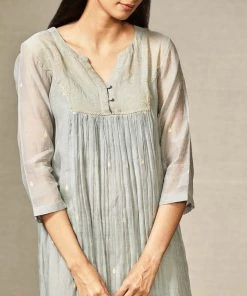 BunaStudio Lunar Gathered Dress Midi Dresses