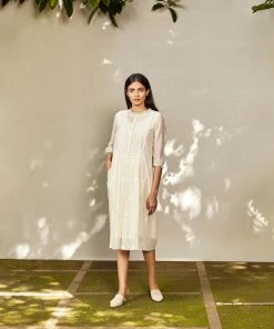 BunaStudio Midi Dresses Moonbeams Ruffle Dress