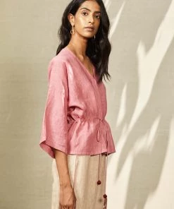 BunaStudio Tops & Blouses Potters Wheel Top