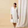 BunaStudio Smock Tunic Midi Dresses