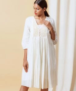 BunaStudio Smock Tunic Midi Dresses