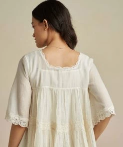BunaStudio Tops & Blouses Swirling High Low Blouse